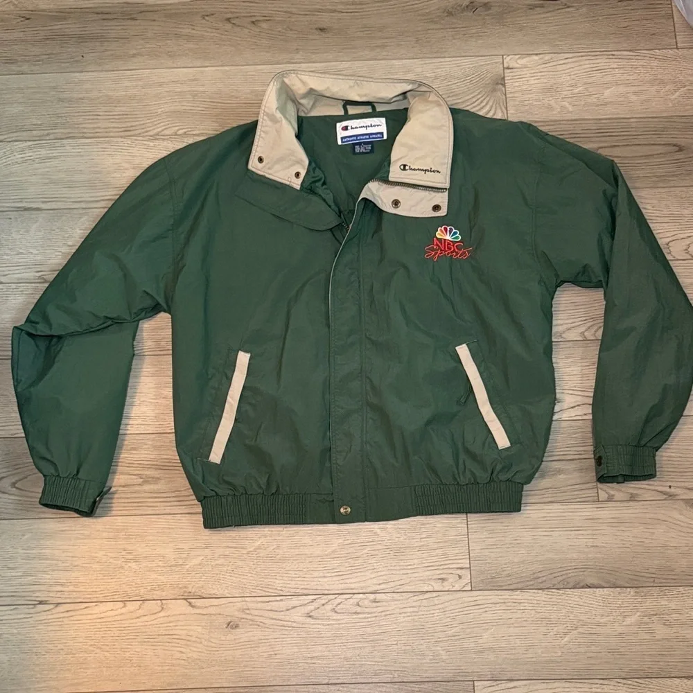 Vintage Champion NBC Sports 90s Men's Jacket Large